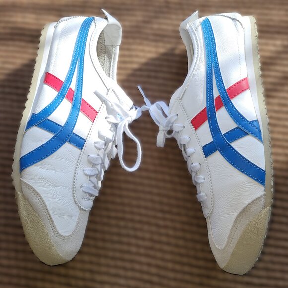 Onitsuka Tiger Mexico 66 Leather Lace Up Sneakers White DL408 Mens Size 9.5 US - Picture 6 of 11